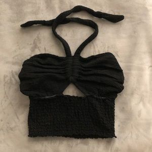 Urban Outfitters halter cutout crop top!